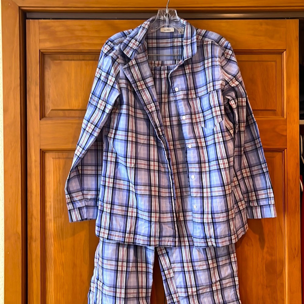 LL Bean Flannel Pajamas Size Medium